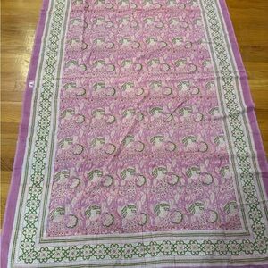 Pink and Green Floral Patterned fabric